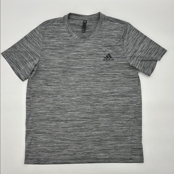 Adidas Men's Axis Tech‎ Grey T-Shirt size Large - Picture 1 of 8